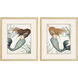 Mermaid Green and Brown Framed Art, Propac