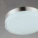 Illuminaire II LED 11 inch Polished Chrome Flush Mount Ceiling Light