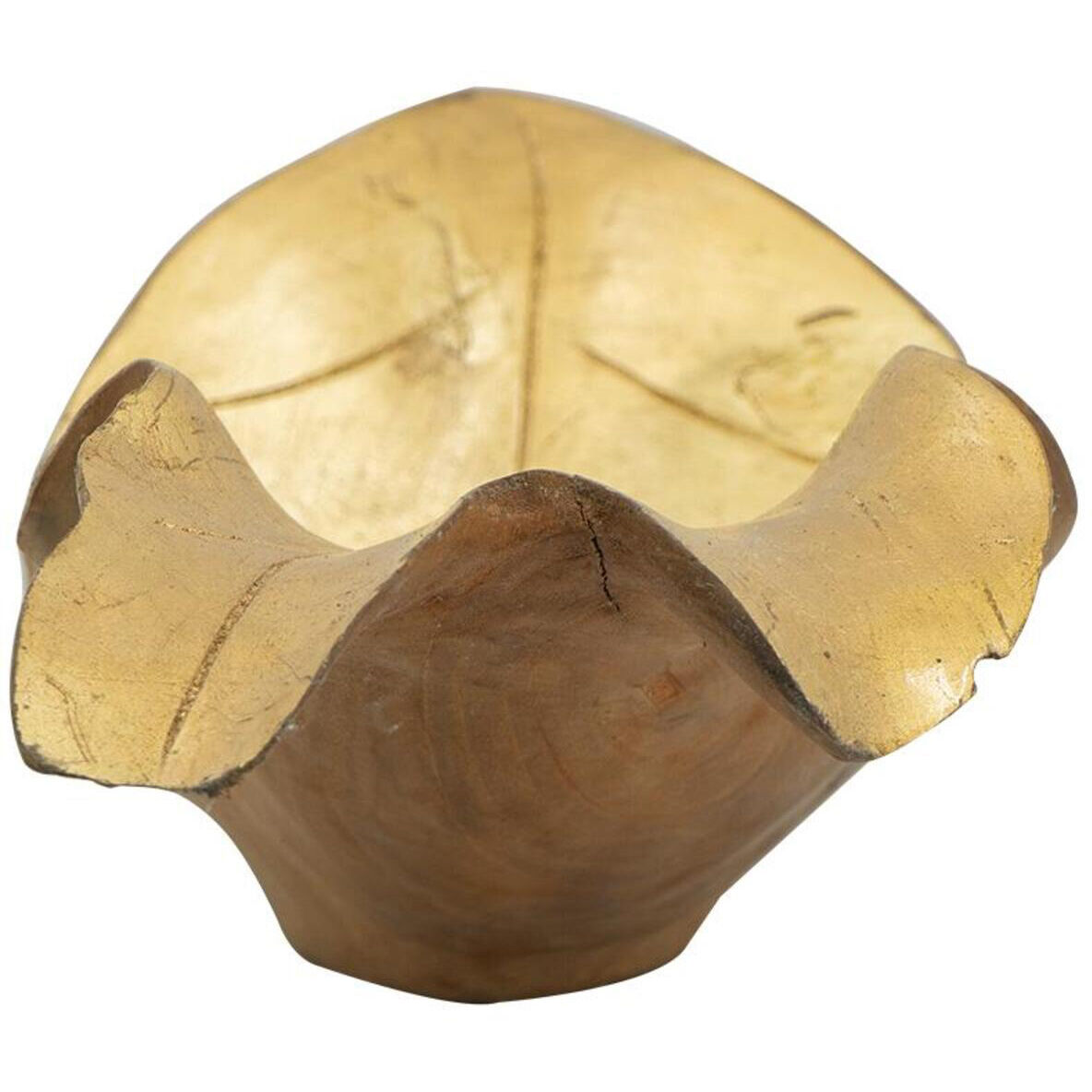 Anita 19.7 X 9.8 inch Brown/Gold Decorative Plate