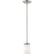 Overland Park 1 Light 5 inch Brushed Nickel Mini Pendant Ceiling Light 