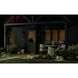 Hone 1 Light 18 inch Black Textured Outdoor Wall, Medium