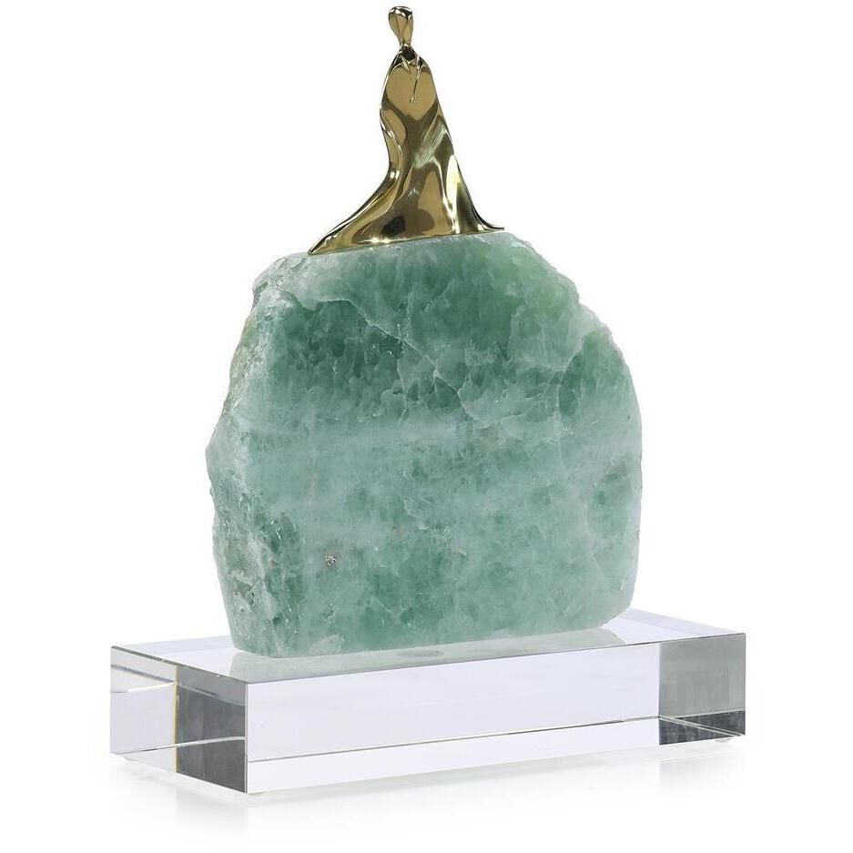 Cloaked Figure 10.75 X 8.5 inch Sculpture, on Chlorophane, II