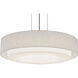Sanibel 1 Light 18 inch Satin Nickel Pendant Ceiling Light