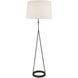 Studio VC Dauphine 54 inch 150 watt Aged Iron Floor Lamp Portable Light in Linen