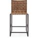 Irving 36 inch Buffalo Brown/Black Counter Stool