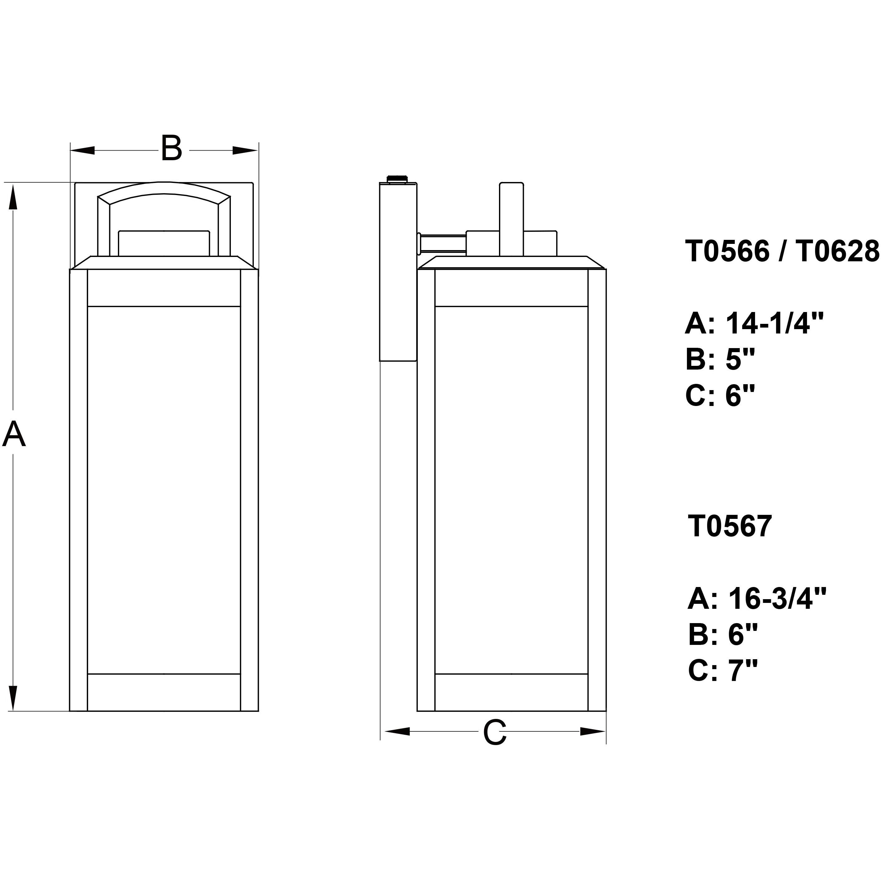 Kinzie LED 14.25 inch Vintage Brass Outdoor Wall