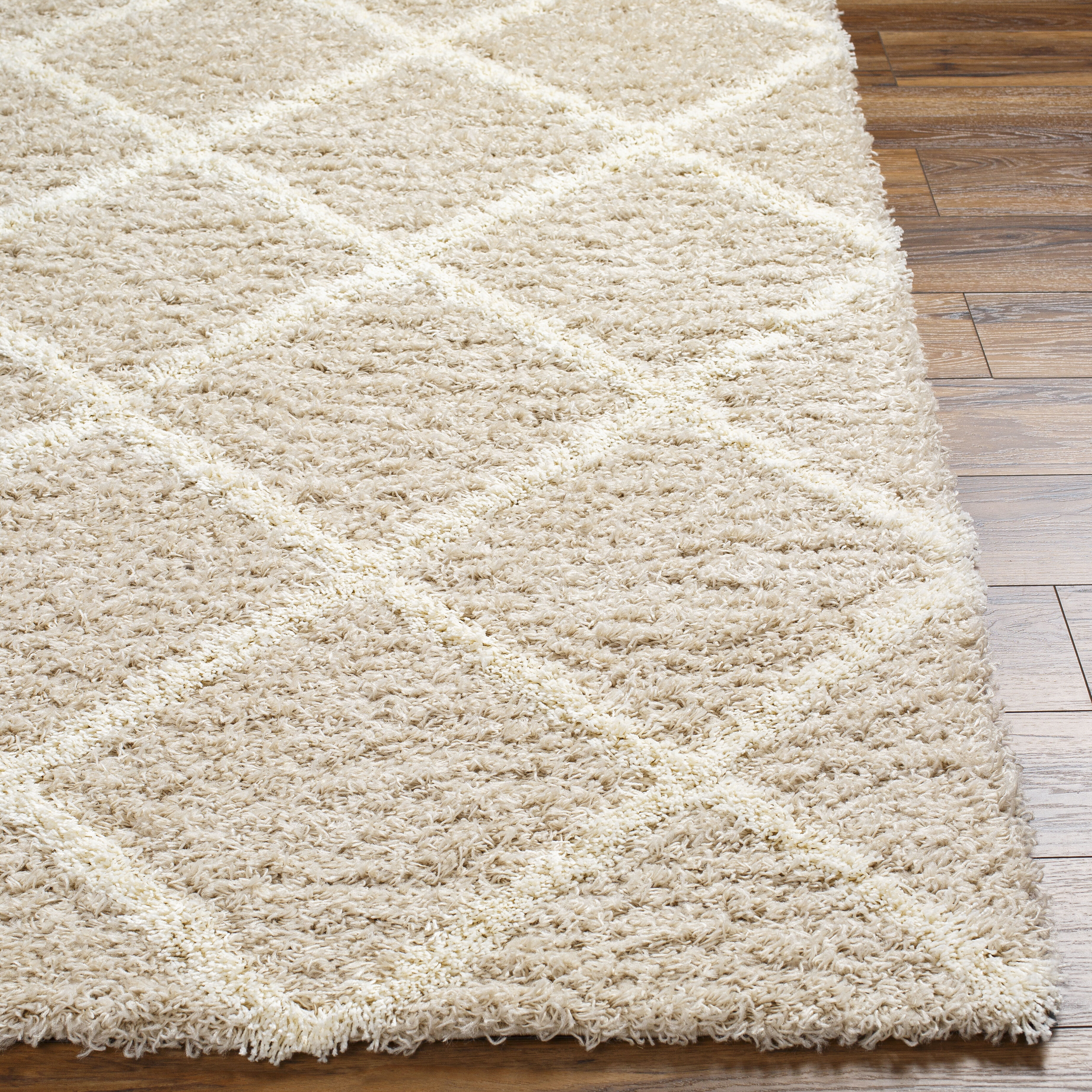 Urban Shag 114 X 79 inch Light Beige Rug, Rectangle