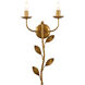 Chelsea House 2 Light 13 inch Antique Gold Sconce Wall Light