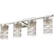 Archer 4 Light 32.75 inch Polished Nickel Vanity Wall Light
