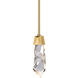 Angelus 1 Light 5.5 inch Aged Brass Mini Pendant Ceiling Light