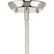 Clarion 1 Light 9 inch Polished Nickel Pendant Ceiling Light