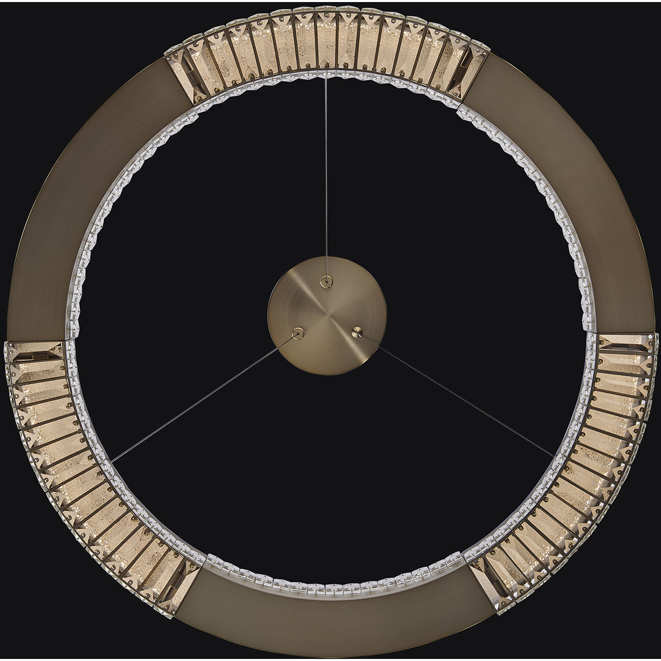 Dama 28 inch Winter Brass Pendant Ceiling Light