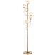Farnsworth 72 inch 25 watt Brass Floor Lamp Portable Light