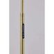 Ronan 78 inch 4.00 watt Antique Brass Arc Floor Lamp Portable Light, with Smart Switch