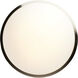 Button LED 17 inch Brushed Nickel LED Flush Mount Ceiling Light