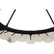 Cosmos 6 Light 30 inch Matte Black Chandelier Ceiling Light, Smithsonian Collaboration