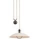 Dottie 1 Light 22 inch True Bronze/Soft Bisque Pendant Ceiling Light