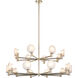 Cloudburst 18 Light 41 inch Champagne Gold Pendant Ceiling Light