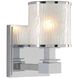 Destin LED 5 inch Chrome Bath Vanity Light Wall Light
