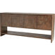 Alta 74.5 X 18 inch Cerused Walnut Console Table
