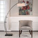 Calogero 74 inch 100 watt Bronze Arc Floor Lamp Portable Light, Matthew Williams