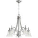 Aspen 5 Light 26 inch Classic Nickel Nook Ceiling Light