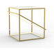 Canada 20.4 X 20 inch Gold Side Table