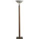 Tambo 72 inch 23.00 watt Natural Ash and Weathered Brass Torchiere Floor Lamp Portable Light