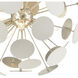 Modish 6 Light 21 inch Matte White Chandelier Ceiling Light