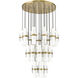 Cayden 27 Light 36 inch Modern Gold Chandelier Ceiling Light