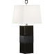 Banded 22 inch 100.00 watt Black Table Lamp Portable Light