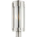 Sheridan 3 Light 22 inch Brushed Nickel Outdoor Post Top Lantern