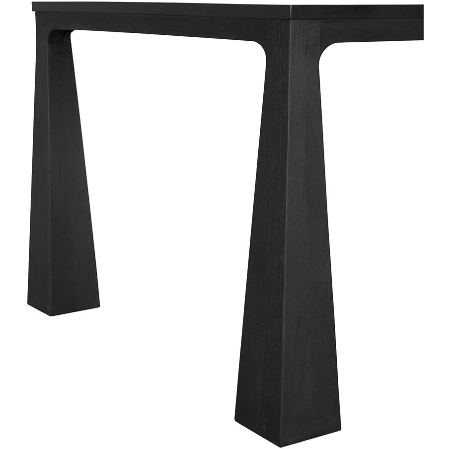 Luther 86 X 41.5 inch Charcoal Black Dining Table