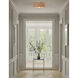 Radiance Collection - Spire 1 Light 10 inch Adobe Semi-Flush Ceiling Light, Form+Finish+Function
