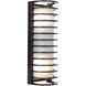Bermuda 2 Light 16.75 inch Bronze Outdoor Wall Sconce