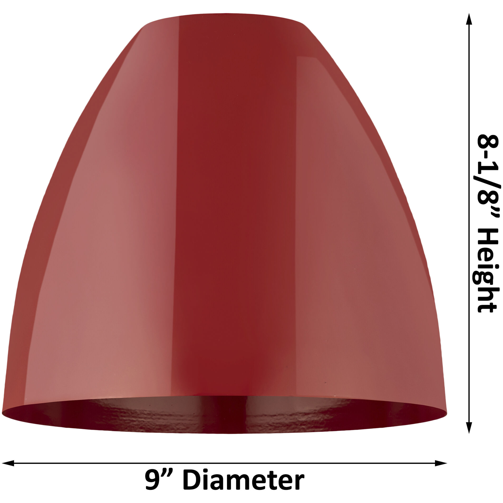 Ballston Plymouth Dome 3 Light 36 inch Brushed Satin Nickel Island Light Ceiling Light in Matte Red