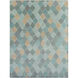 Mugal 36 X 24 inch Sage, Seafoam, Beige, Silver Gray Rug