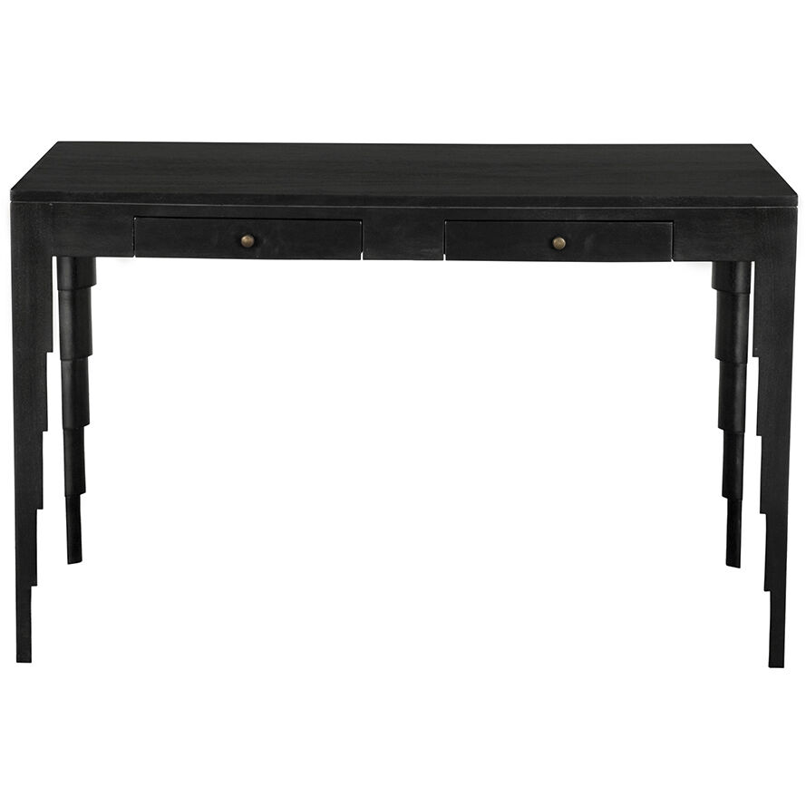 Othello 48 X 25 inch Hand Rubbed Black Desk