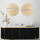 Mystical Metallics Metallic and Blue and Green Wall Sculpture, The Studio