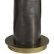 Carmine 29.75 inch 60 watt Dark Bronze and Antique Brass Table Lamp Portable Light
