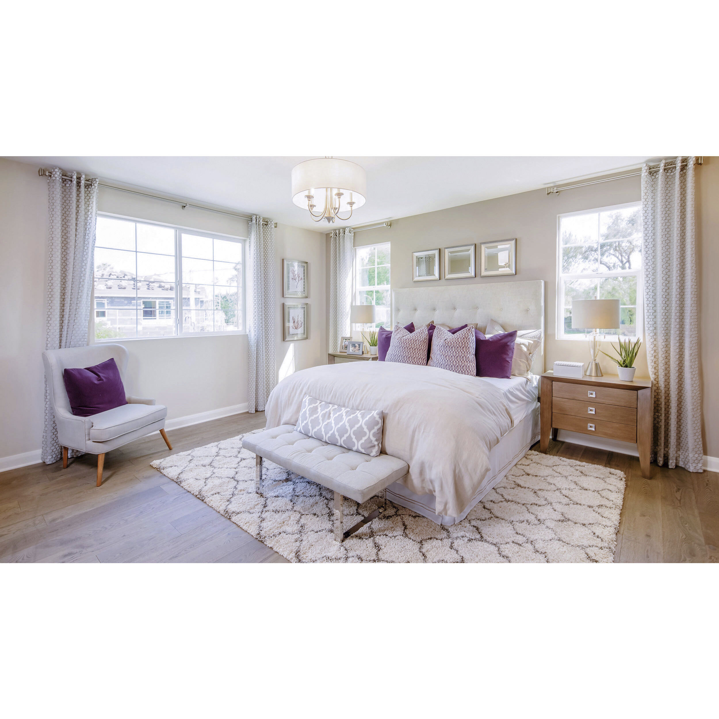 Bongo 5 Light 22 inch Satin Nickel Multi-Light Pendant Ceiling Light