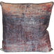 Wyatt Abstract 24 inch Multicolor Pillow in 24" x 24"