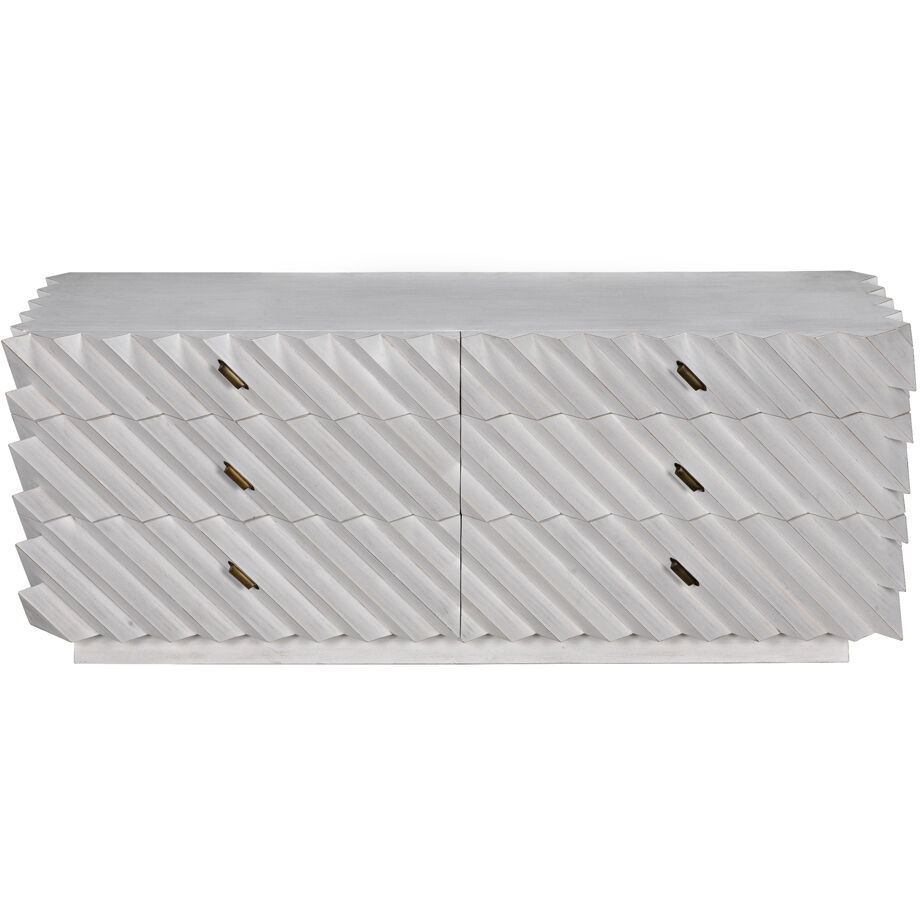 Hikaru White Wash Dresser
