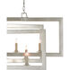 Middleton Linear Chandelier Ceiling Light, Rectangular
