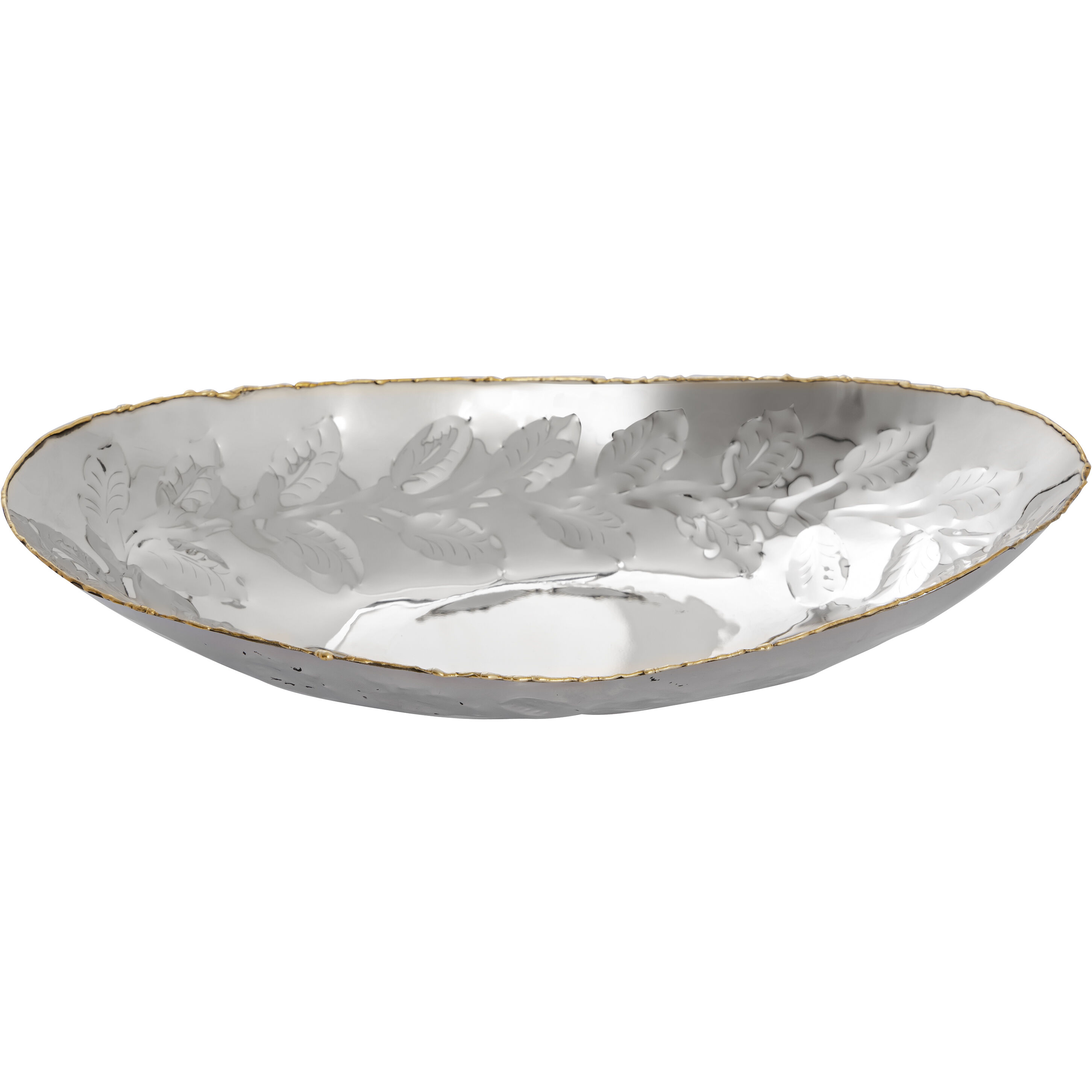 Garza Silver with Gold Tray, Set of 2
