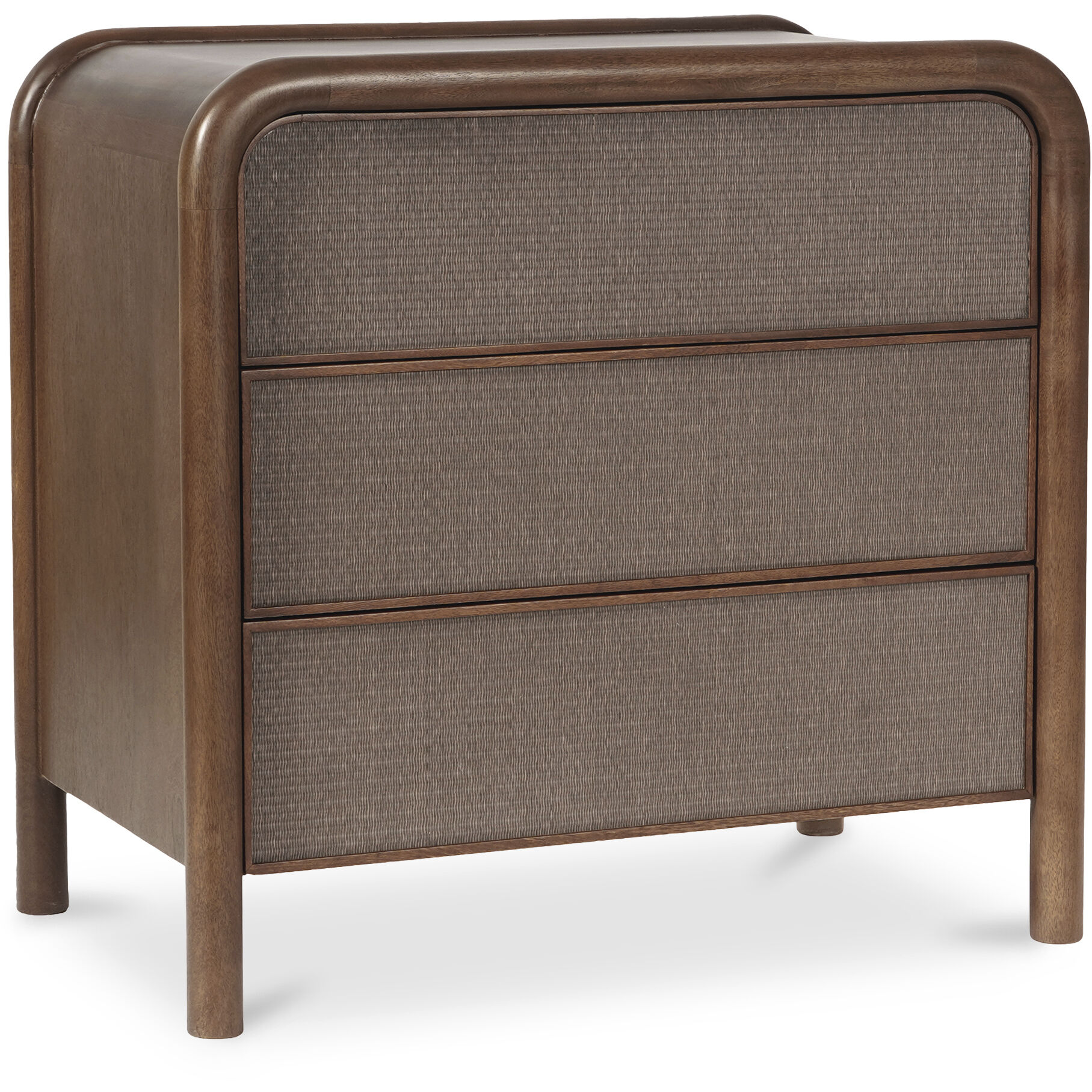 Rye 31.75 X 30.5 inch Brown Nightstand, 3 Drawer