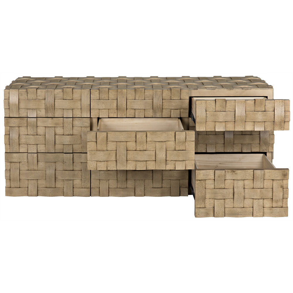 Weave 72.5 X 23 inch Bleached Walnut Sideboard