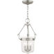 Winchester 3 Light 11 inch Brushed Nickel Pendant Ceiling Light