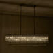 Catene 7 Light 12 inch Chrome Linear Pendant Ceiling Light