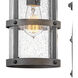 Open Air Lakehouse 6 Light 42 inch Aged Zinc with Driftwood Gray Outdoor Hanging in Non-LED, Estate Series